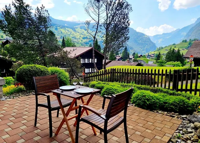 Apartment Mom - Alpine Boutique Apartments, Chalet Fagus, Terrace Studio Grindelwald