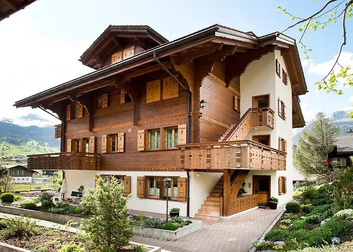 Mom - Alpine Boutique Apartments, Fagus, Terrace アパート グリンデルヴァルト